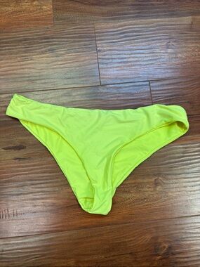 Neon Yellow Women's Bikini Bottom - Swim
